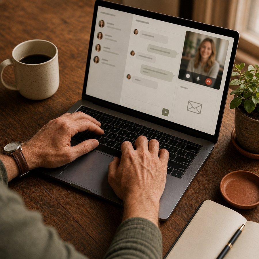 How to Combine Chat, Letters and Video Chat in Dating